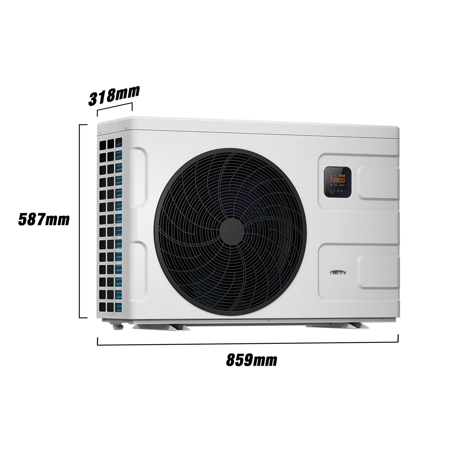 INVERBOOST Elite Pool-Wärmepumpe 12,5 kW mit WLAN