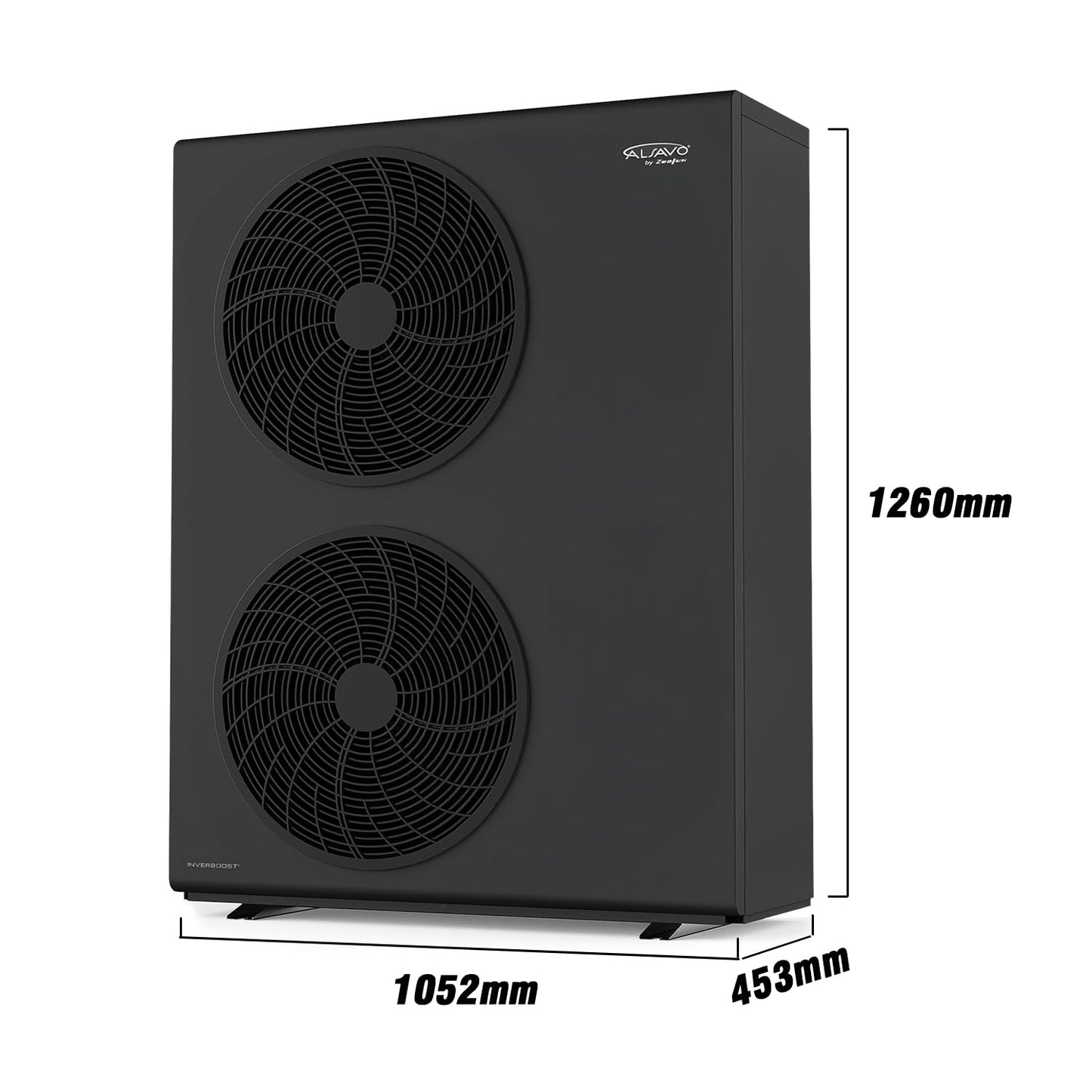 HEAT R32 Luft-Wasser-Wärmepumpe 12 kW, 3-phasig
