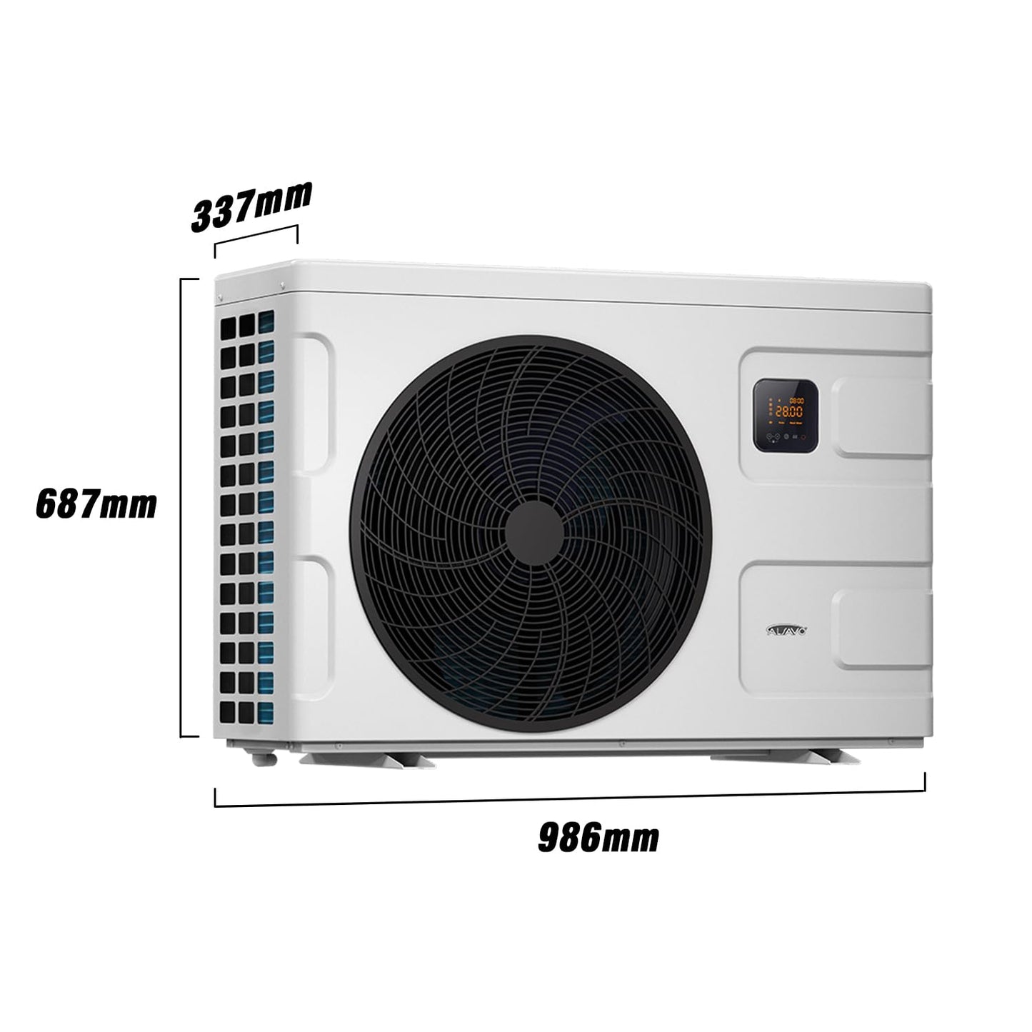 INVERBOOST Elite Pool-Wärmepumpe 12,5 kW mit WLAN
