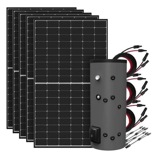 Offgridtec 300 L Solar-Warmwasserbereiter mit Heizstab
