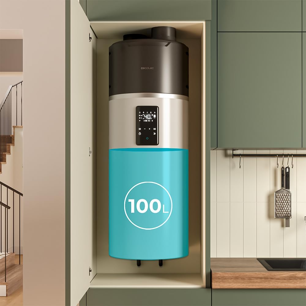 Cecotec AeroThermal 100 Warmwasser-Wärmepumpe, 100 L