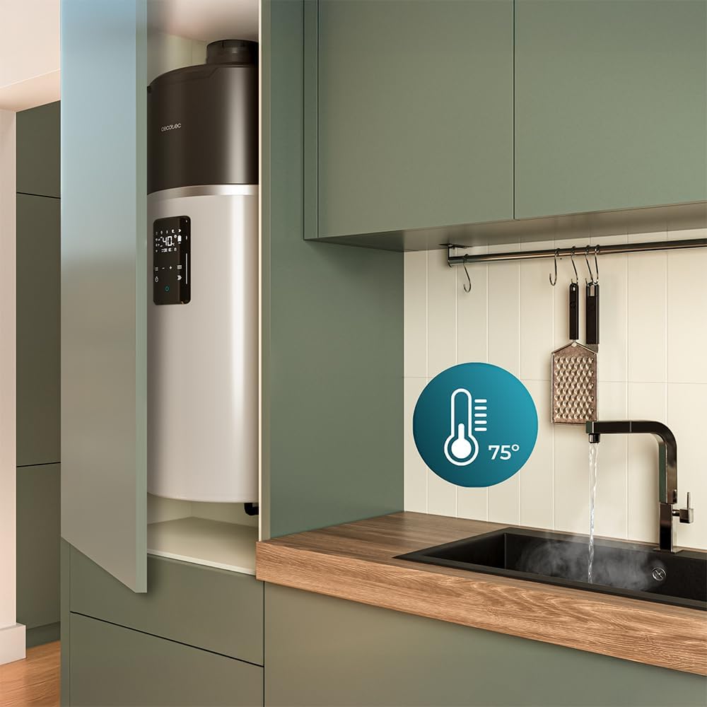 Cecotec AeroThermal 80 Warmwasser-Wärmepumpe, 80 L