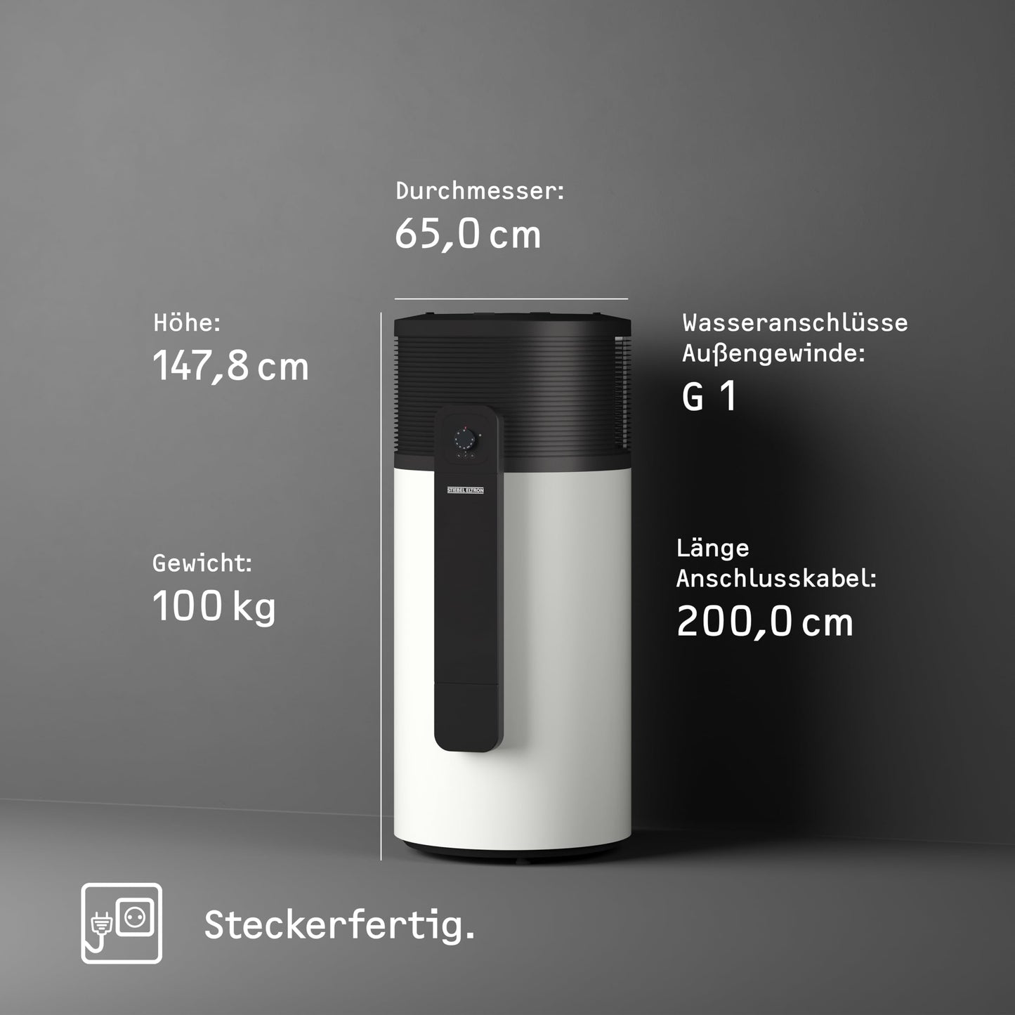 STIEBEL ELTRON WWK-I 300 Plus Warmwasser-Wärmepumpe