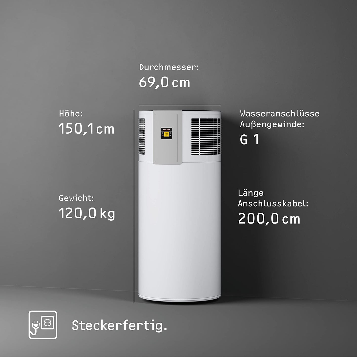STIEBEL ELTRON WWK-I 300 Plus Warmwasser-Wärmepumpe