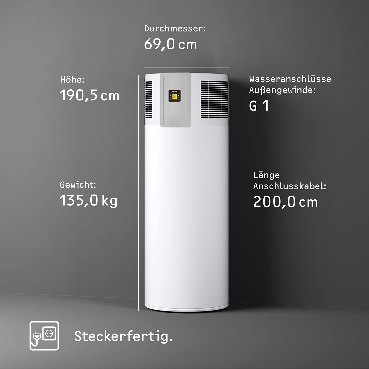 STIEBEL ELTRON WWK-I 300 Plus Warmwasser-Wärmepumpe