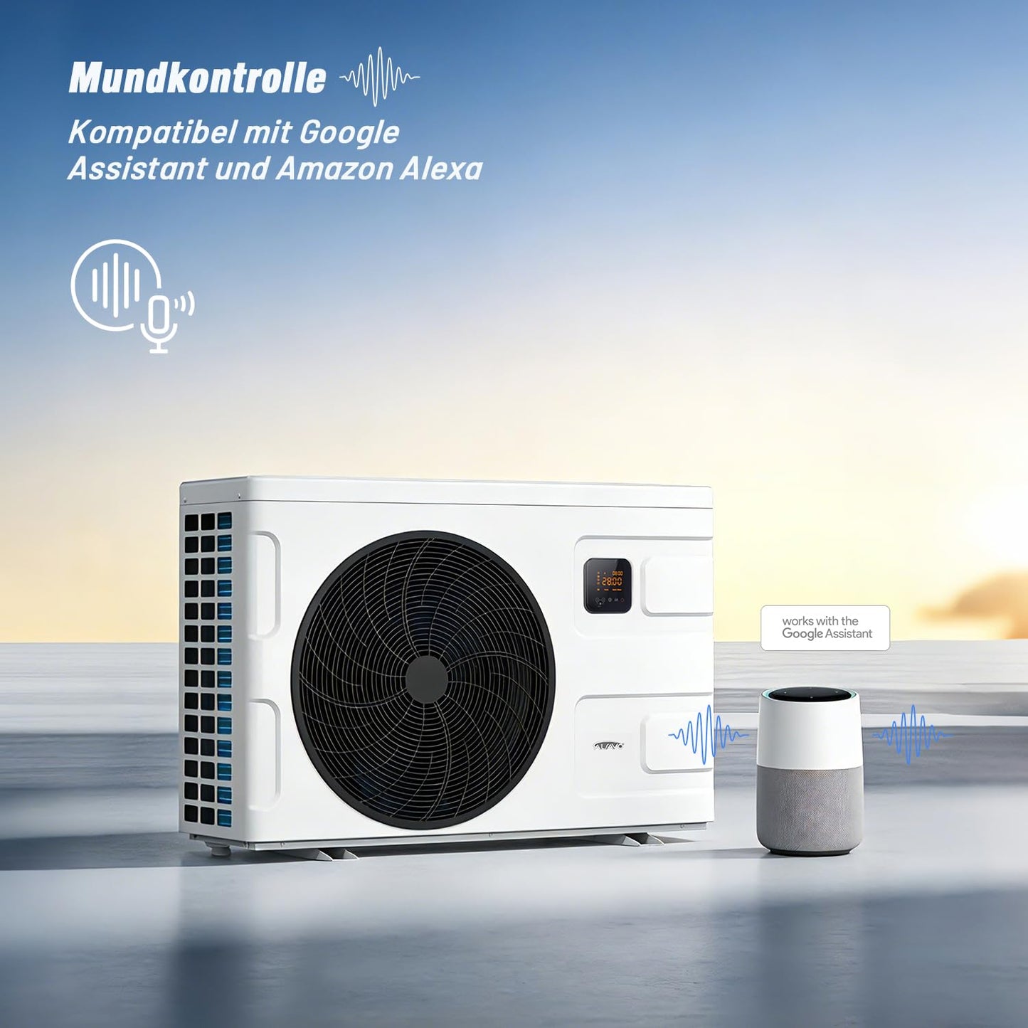 INVERBOOST Elite Pool-Wärmepumpe 12,5 kW mit WLAN
