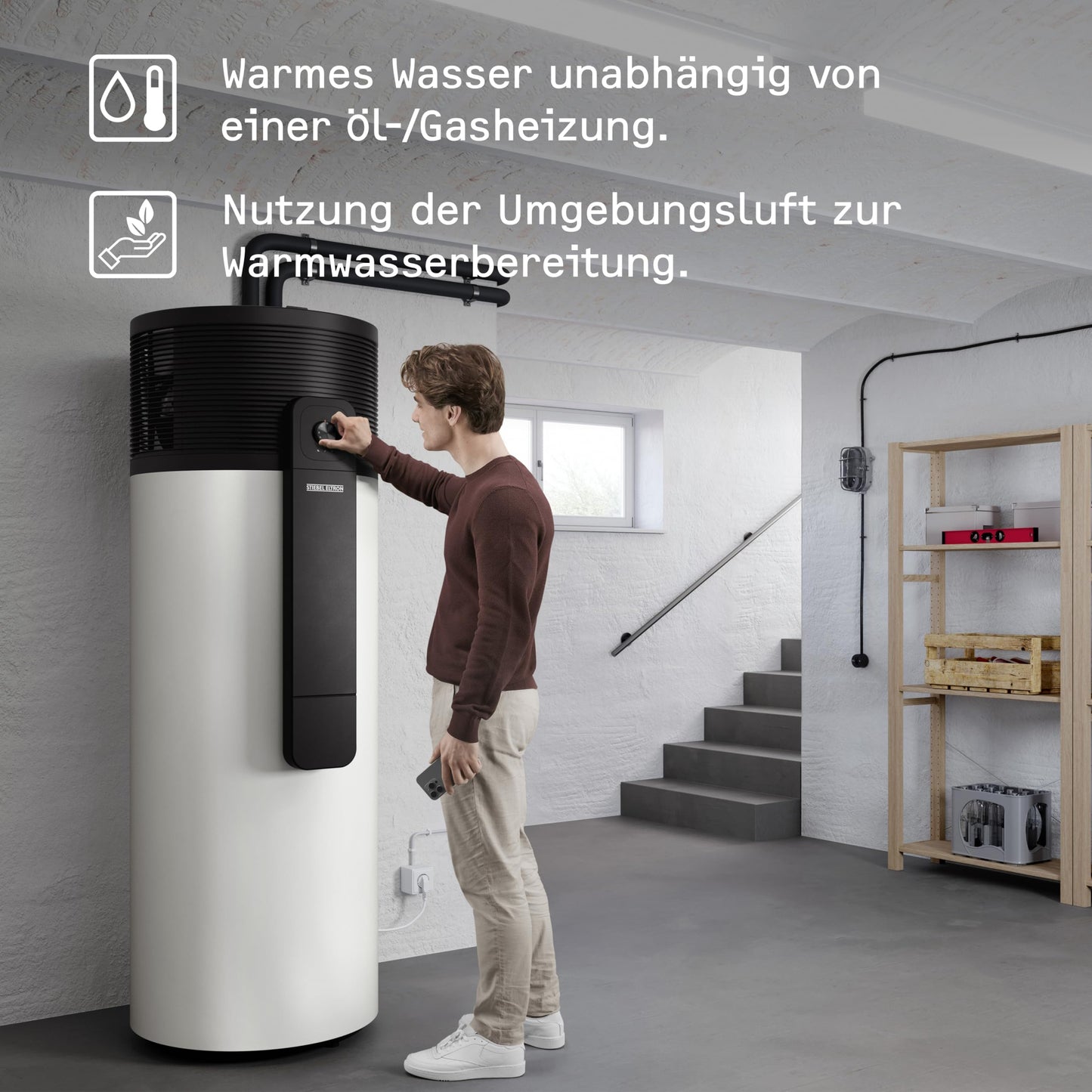 STIEBEL ELTRON WWK-I 300 Plus Warmwasser-Wärmepumpe
