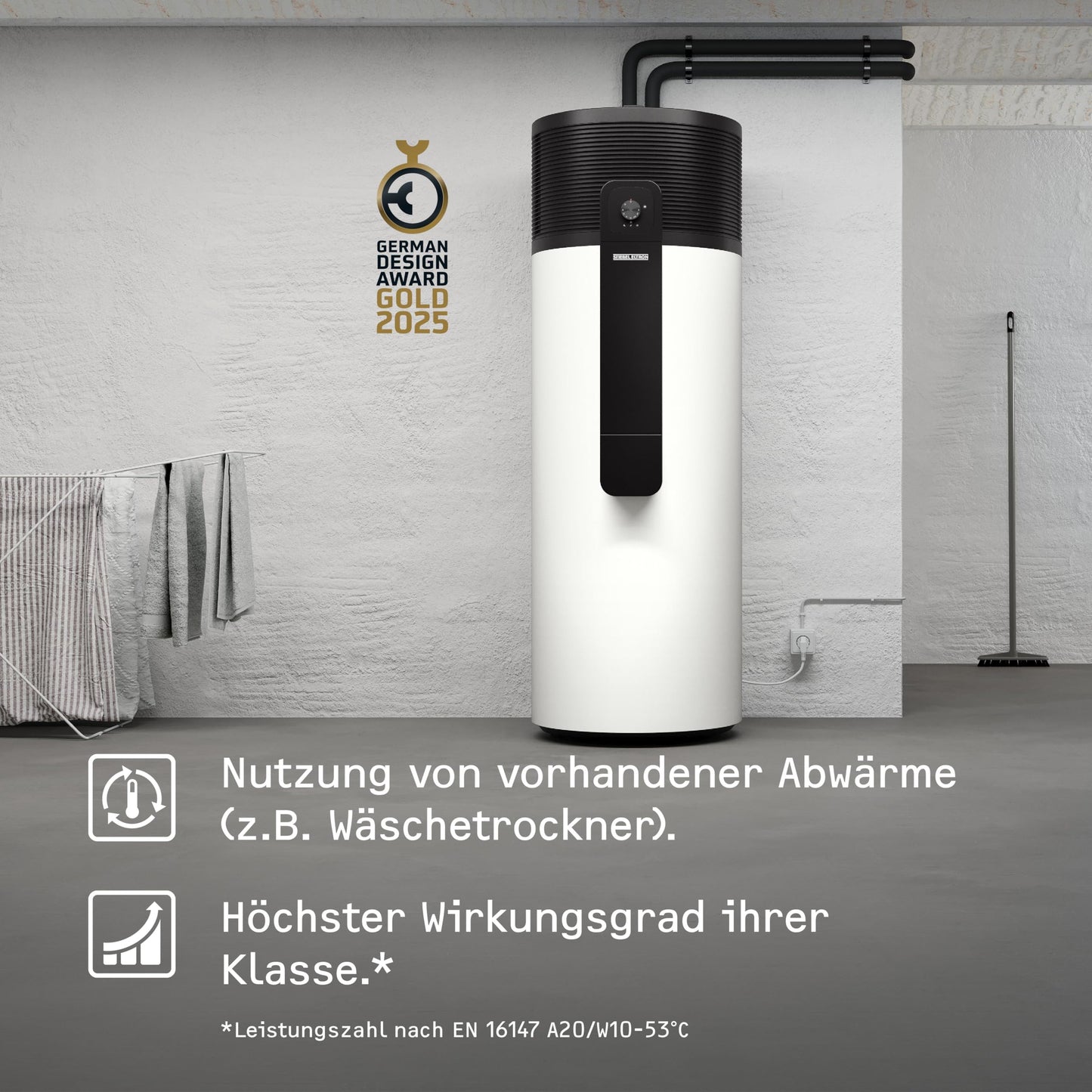 STIEBEL ELTRON WWK-I 300 Plus Warmwasser-Wärmepumpe