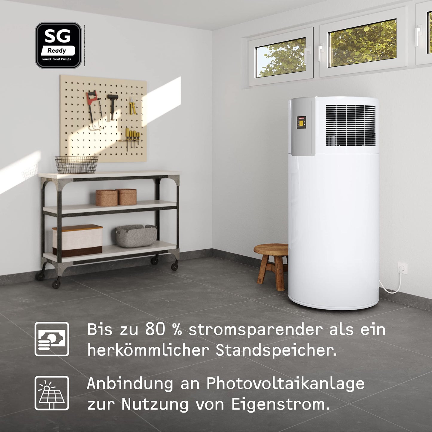 STIEBEL ELTRON WWK-I 300 Plus Warmwasser-Wärmepumpe